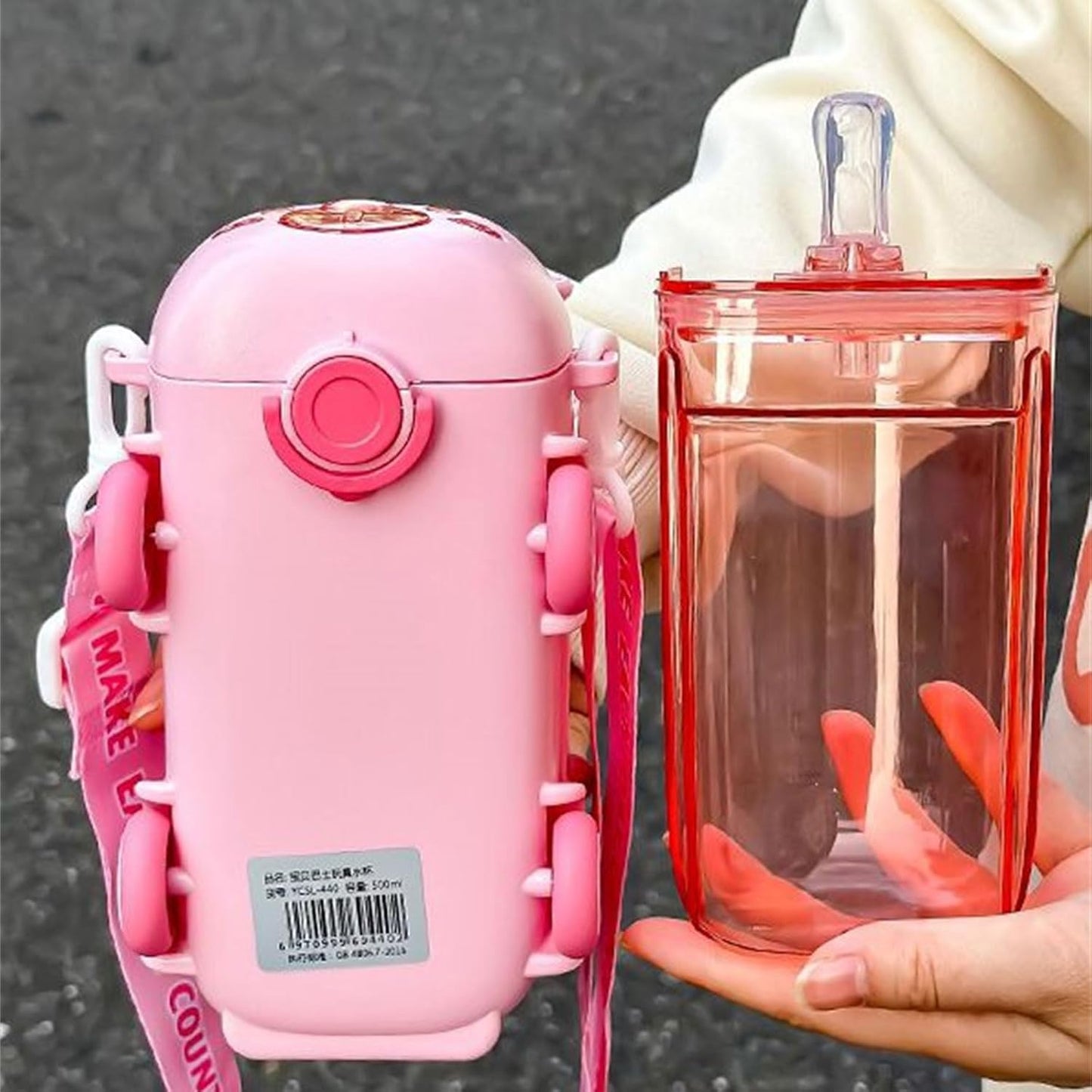 TERMO DE AGUA EN FORMA DE AUTOBUS PLAYSIP™ EL JUGUETE PERFECTO PARA TU HIJO ¡MIENTRAS SE HIDRATA CON DIVERSIÓN!