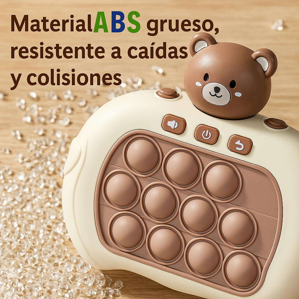 POP IT™️EL JUEGO QUE ESTIMULA LA ATENCIÓN Y EL ENFOQUE, PERMITIENDO EL DESARROLLO TEMPRANO DEL CEREBRO DE TU HIJO.