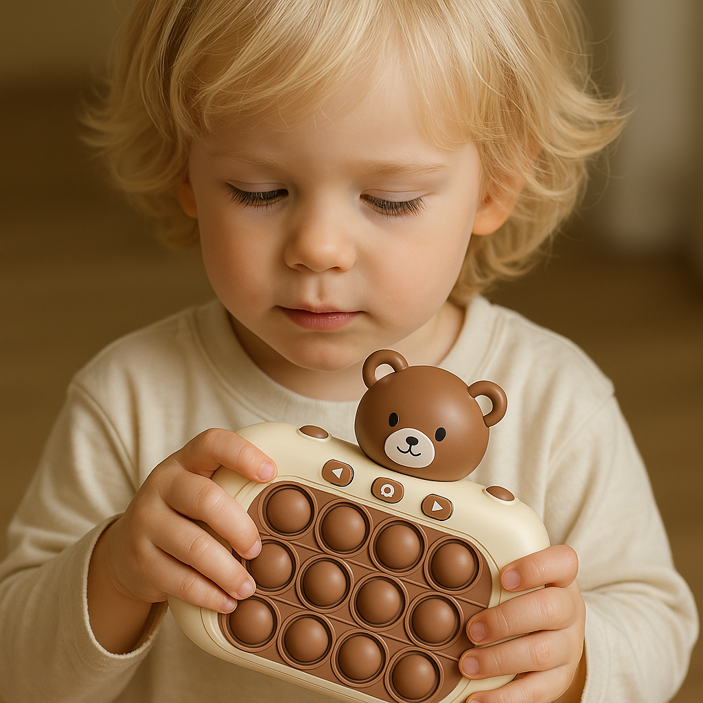 POP IT™️EL JUEGO QUE ESTIMULA LA ATENCIÓN Y EL ENFOQUE, PERMITIENDO EL DESARROLLO TEMPRANO DEL CEREBRO DE TU HIJO.