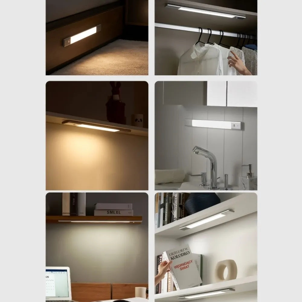 🏆¡Oferta relámpago!⚡ ¡Más de 50.000 vendidos! ¡Últimas unidades! 💥🎉 Luces LED recargables con sensor de movimiento para debajo de armarios (66 LED), ¡el regalo perfecto!