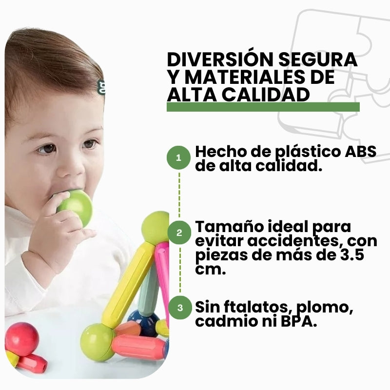 TUBOS MAGNETICOS NEUROMAG™️ PARA EL DESARROLLO TEMPRANO DE TU HIJO + EBOOK GRATIS SOLO POR HOY 🔥