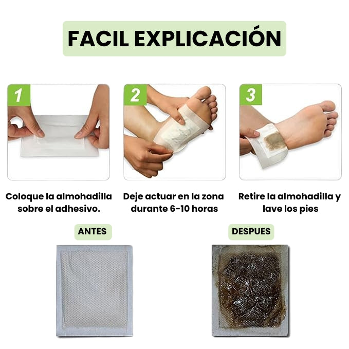 Parche desintoxicante detoxlife™️Desintoxica tu cuerpo y mejora tu salud