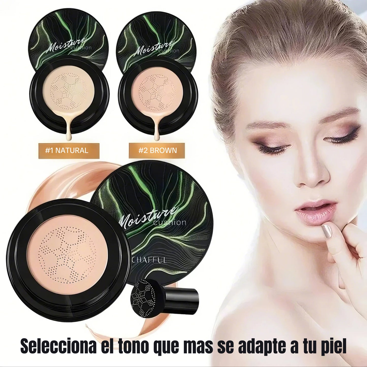 CUBRE IMPERFECCIONES EN SEGUNDOS - BASE LIQUIDA FACIAL + ENVIO GRATIS 🎁 + EBOOK DE REGALO