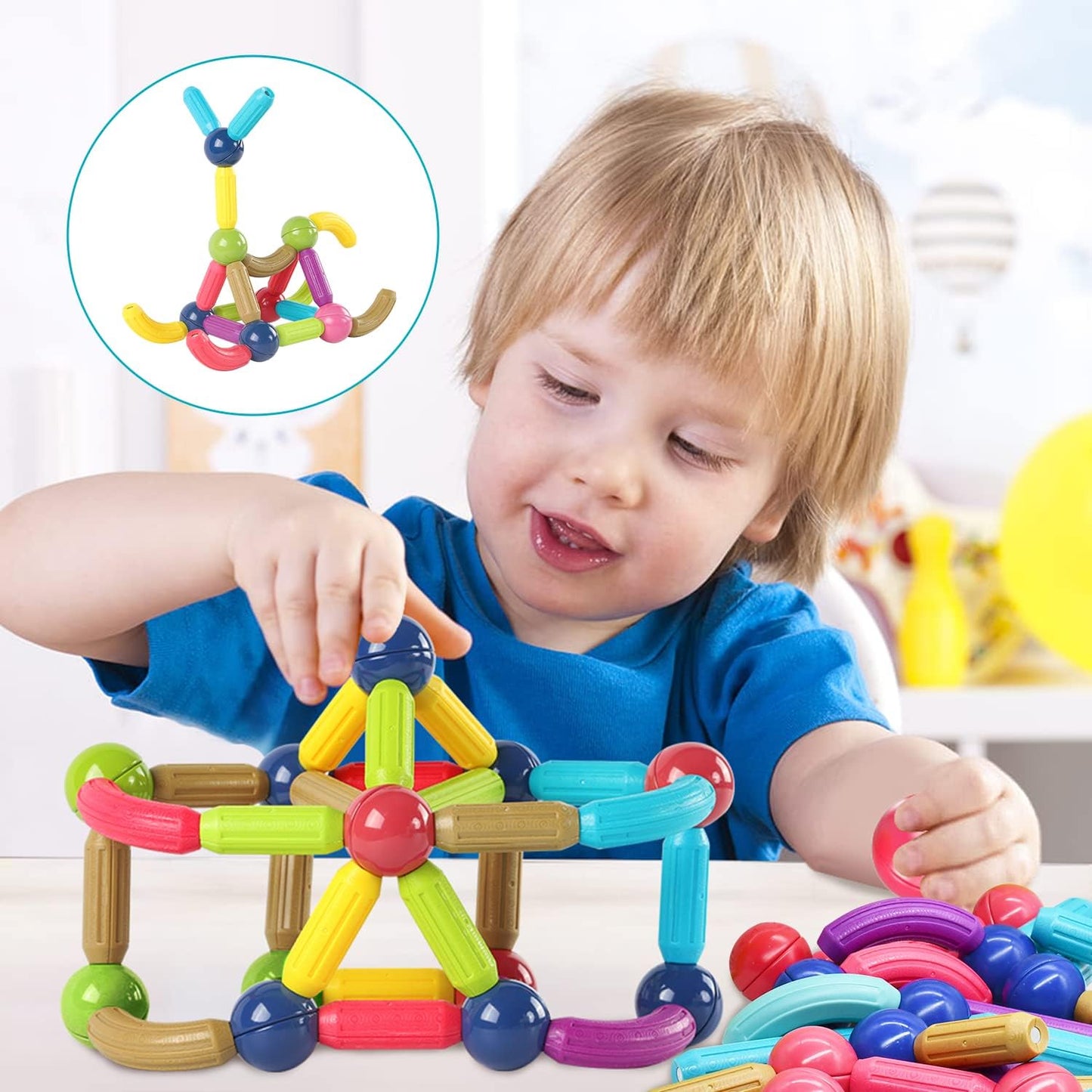 TUBOS MAGNETICOS NEUROMAG™️ PARA EL DESARROLLO TEMPRANO DE TU HIJO + EBOOK GRATIS SOLO POR HOY 🔥