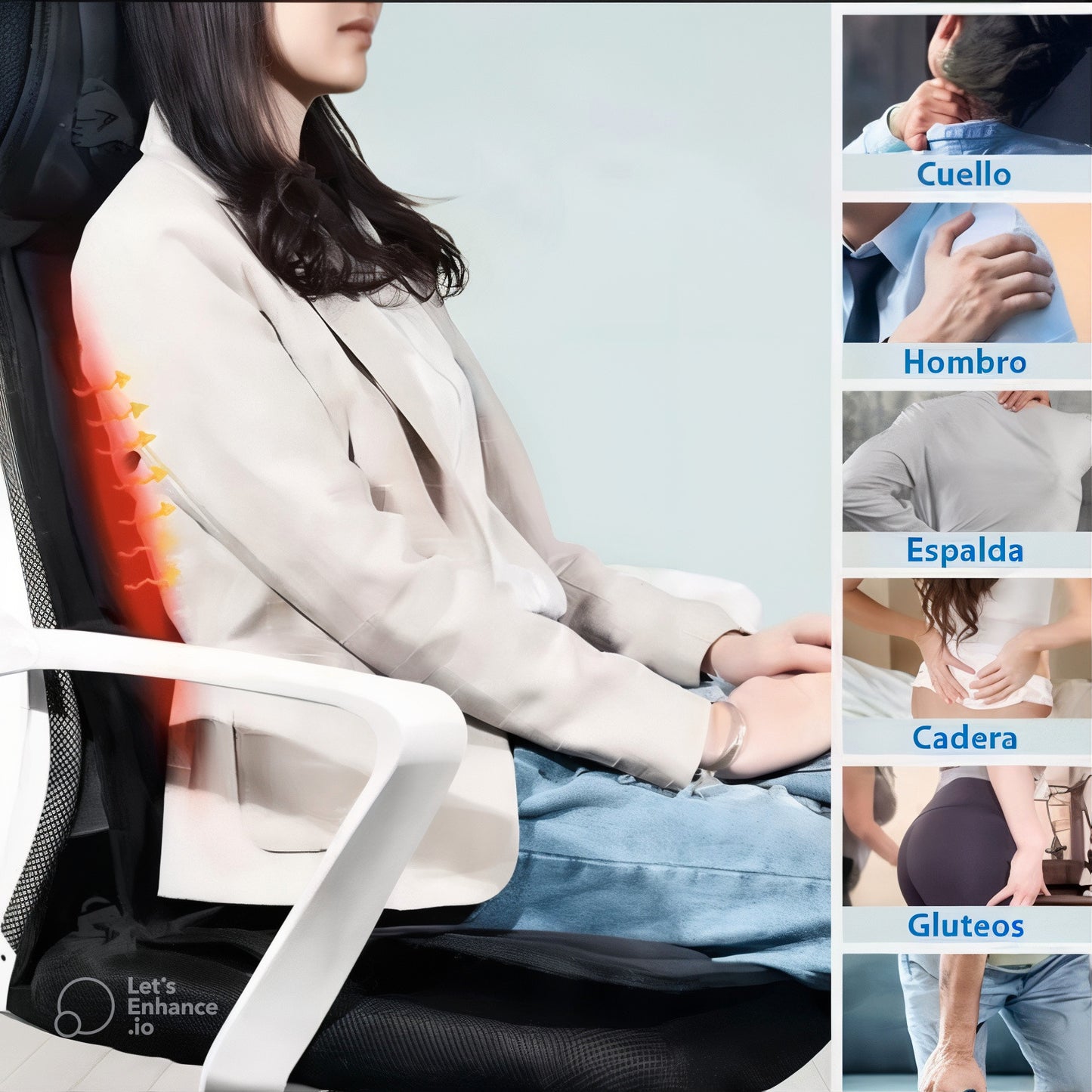 VITALFLOW™ LA SILLA MASAJEADORA QUE ALIVIA EL DOLOR DE ESPALDA EN 15 MINUTOS + EBOOK DE REGALO 🎁