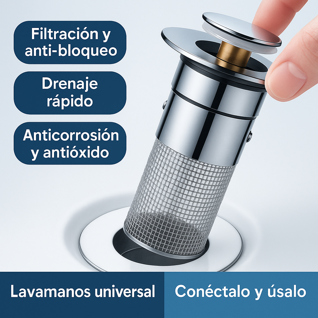 FILTRAMAX™ EL SISTEMA INTELIGENTE QUE ABRE CIERRA Y FILTRA TU LAVAMANOS EN SEGUNDOS + EBOOK DE REGALO 🎁 + ENVIO GRATIS- 30% DE DESCUENTO