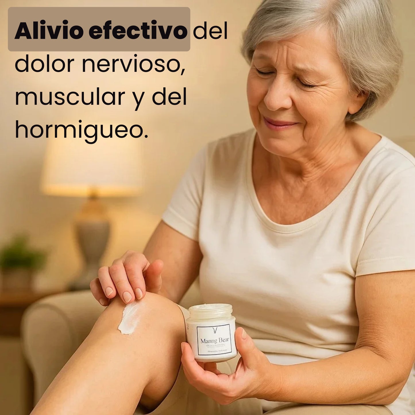 MAMA BEAR OASIS - SOLO 15 MINUTOS AL DÍA PARA ALIVIAR NATURALMENTE EL HORMIGUEO, EL ARDOR Y EL DOLOR MUSCULAR + EBOOK DE REGALO 🎁