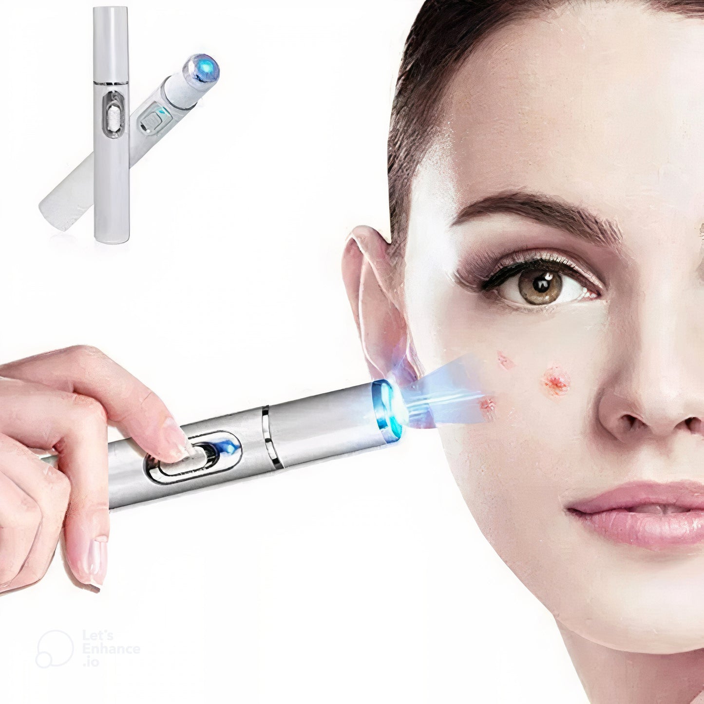 Lapíz laser facial DermaBlue™️elimina acne, manchas por el sol, y arrugas en la piel
