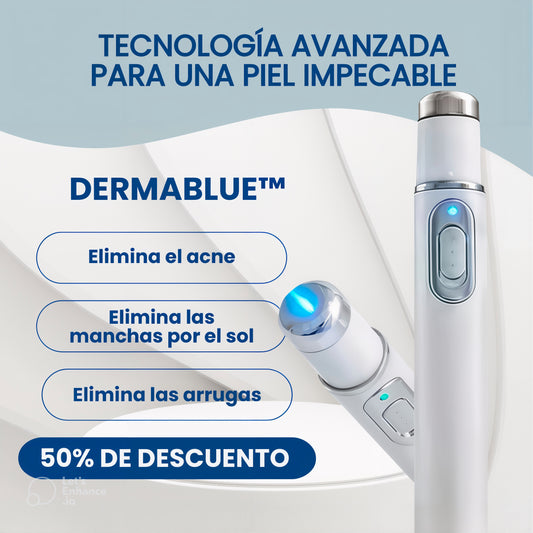 Lapíz laser facial DermaBlue™️elimina acne, manchas por el sol, y arrugas en la piel