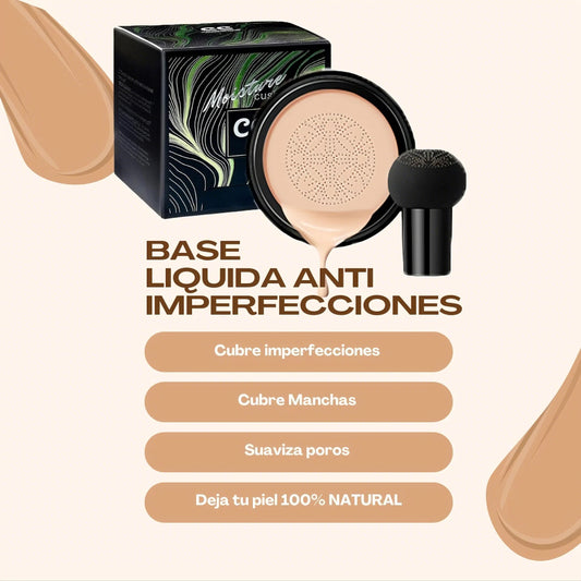 CUBRE IMPERFECCIONES EN SEGUNDOS - BASE LIQUIDA FACIAL + ENVIO GRATIS 🎁 + EBOOK DE REGALO